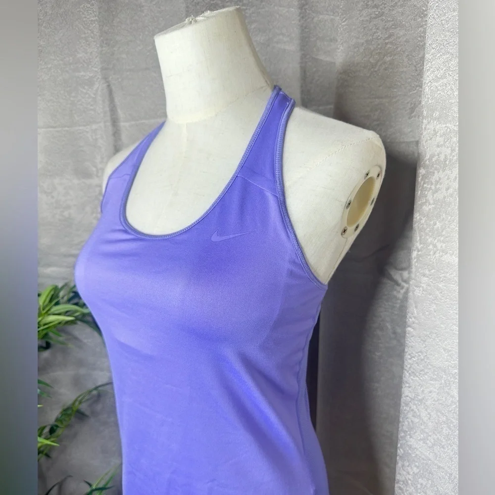Nike Dri Fit Women’s JDI Elastic Strap Racerback Running Tank Top Lilac Sz M